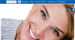 Desktop Screenshot of odontoarte.com